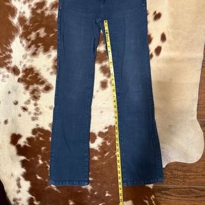 Pilcro and the Letterpress Low Rise Straight Jeans Size 28 Blue RN 66170